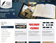Tablet Screenshot of knihovnatr.cz